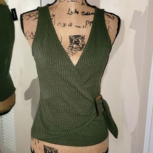 NWT criss cross Express blouse